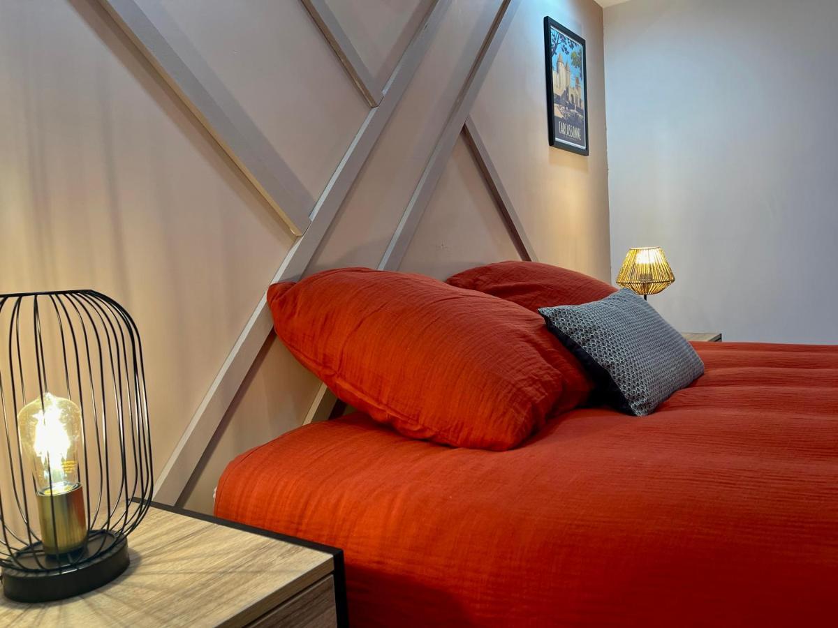 Rooftop N°38 - Rooms Et Studios - Vue Cite Medievale Каркасон Екстериор снимка