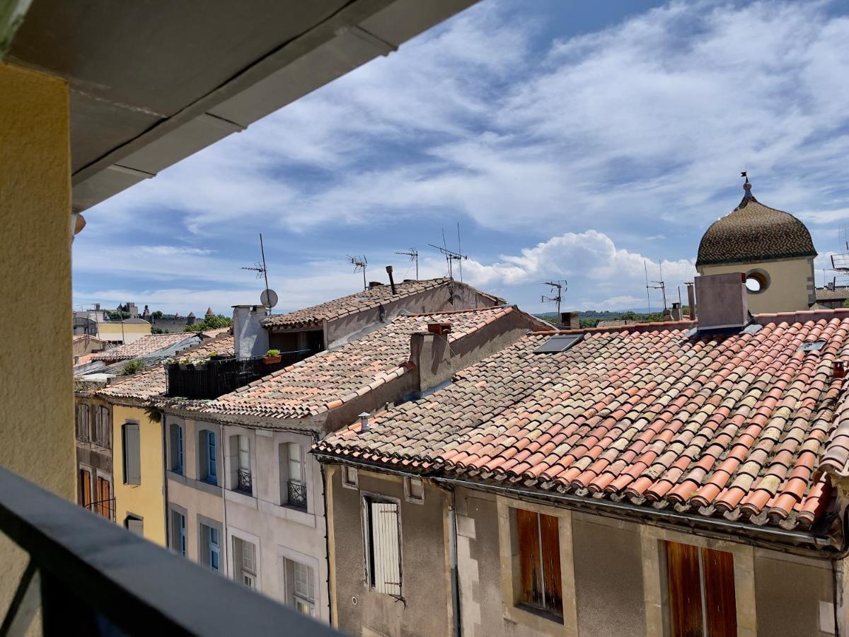 Rooftop N°38 - Rooms Et Studios - Vue Cite Medievale Каркасон Екстериор снимка