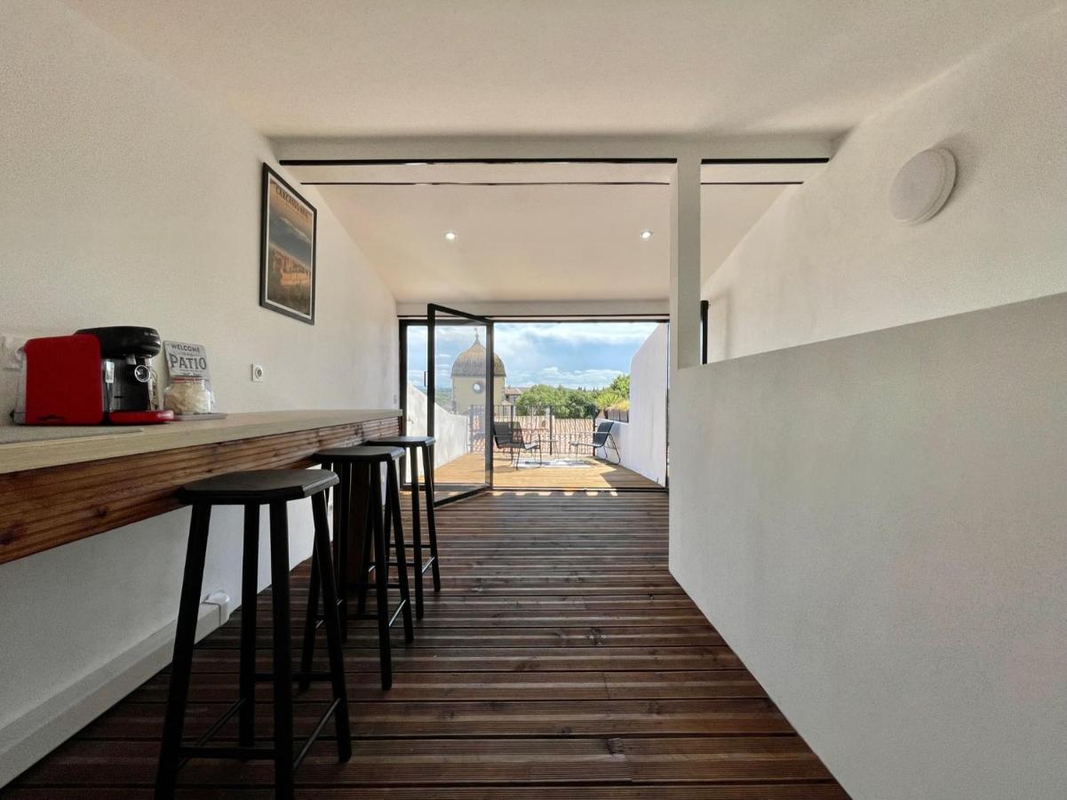 Rooftop N°38 - Rooms Et Studios - Vue Cite Medievale Каркасон Екстериор снимка
